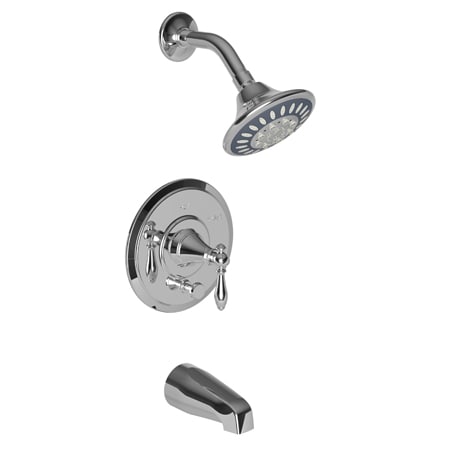 Newport Brass Tub and Shower Trim Set, Polished Chrome, Wall 3-8002BP/26